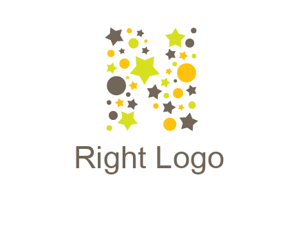 party letter N logo