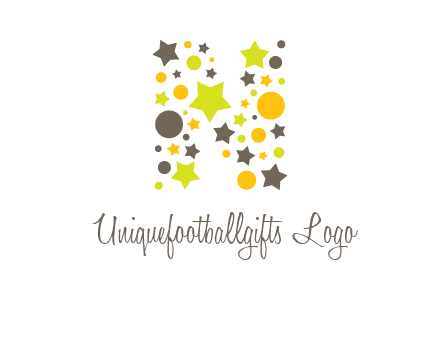 party letter N logo