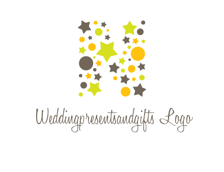 party letter N logo