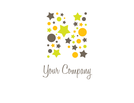 party letter N logo