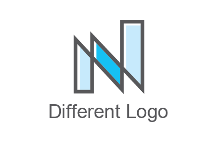 geometric Letter N logo