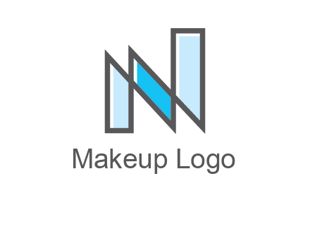 geometric Letter N logo
