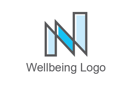 geometric Letter N logo