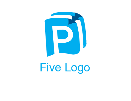 letter p on pages logo