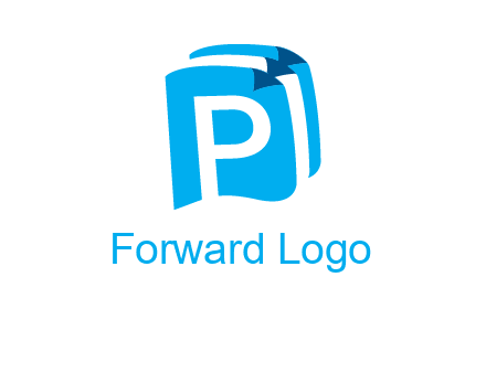 letter p on pages logo
