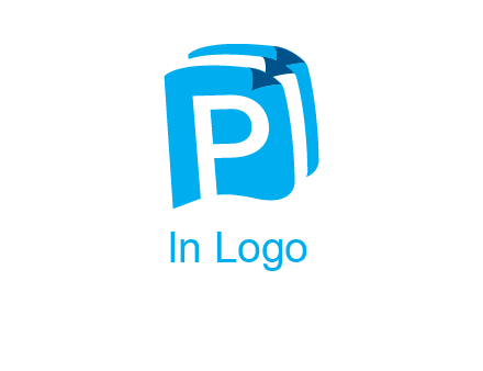 letter p on pages logo