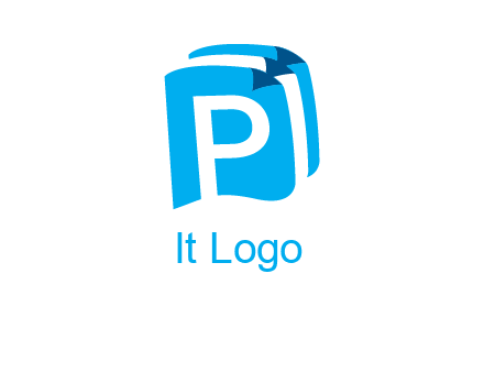 letter p on pages logo