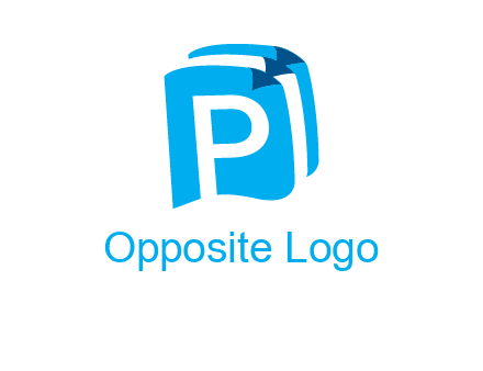 letter p on pages logo