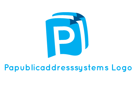 letter p on pages logo