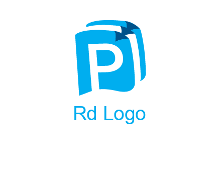 letter p on pages logo