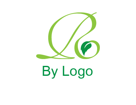 leaf letter R logo