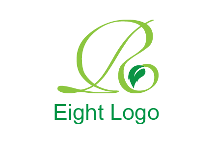 leaf letter R logo