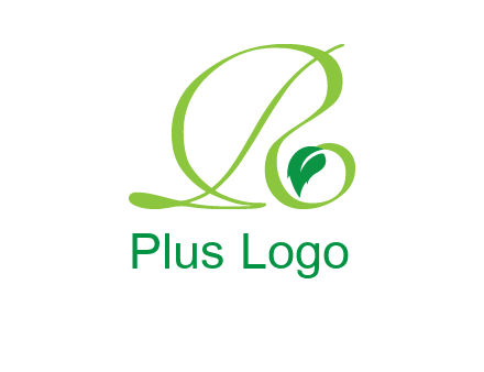leaf letter R logo