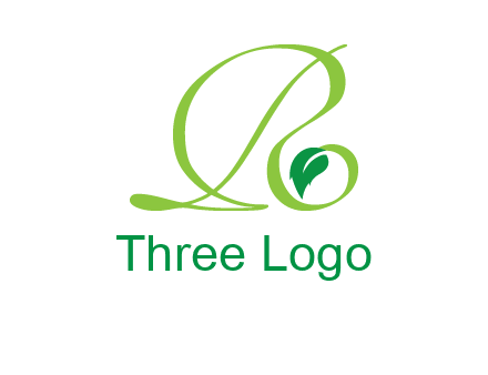 leaf letter R logo