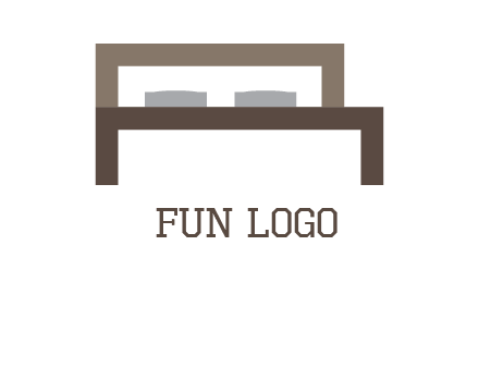 bed in Letter R logo