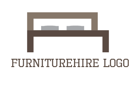 bed in Letter R logo