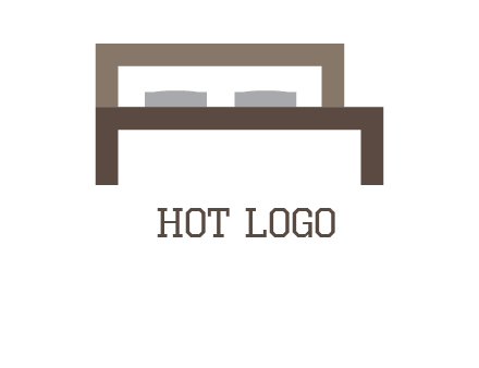 bed in Letter R logo