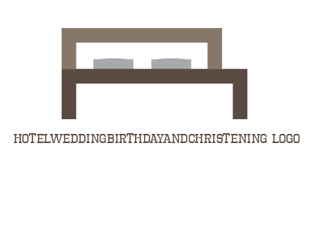 bed in Letter R logo