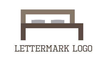 bed in Letter R logo