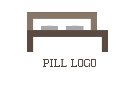 bed in Letter R logo
