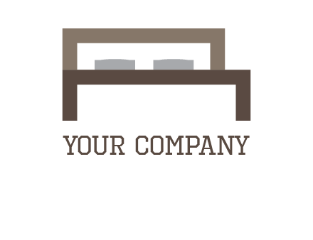 bed in Letter R logo