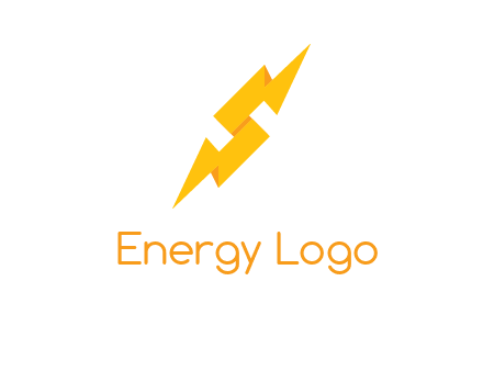 electric bolt in Letter s logo