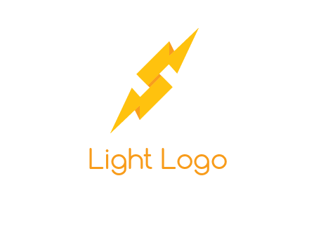electric bolt in Letter s logo