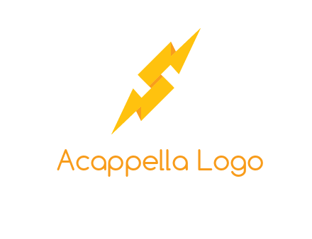 electric bolt in Letter s logo