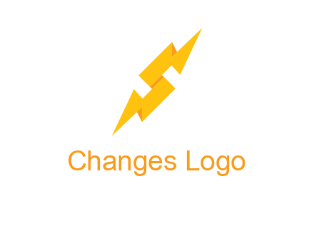 electric bolt in Letter s logo