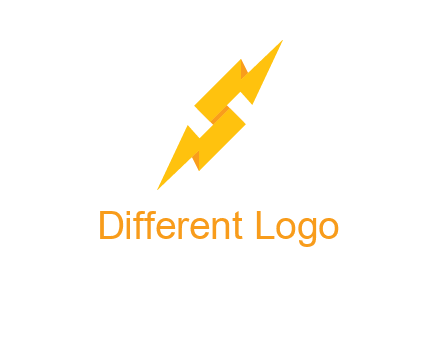 electric bolt in Letter s logo