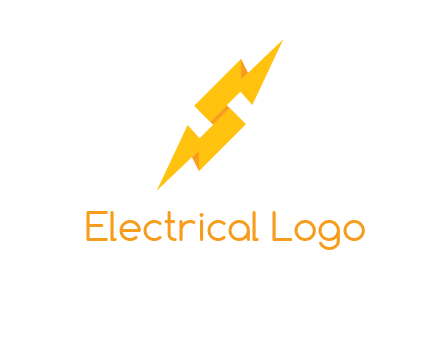 electric bolt in Letter s logo