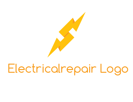 electric bolt in Letter s logo