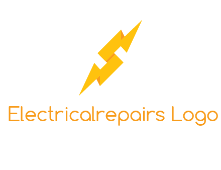 electric bolt in Letter s logo