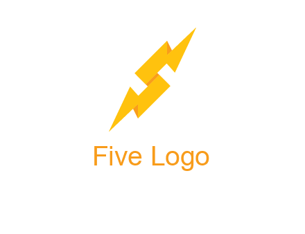 electric bolt in Letter s logo