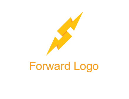 electric bolt in Letter s logo