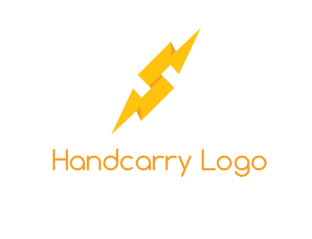 electric bolt in Letter s logo