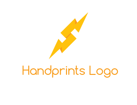 electric bolt in Letter s logo