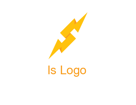 electric bolt in Letter s logo