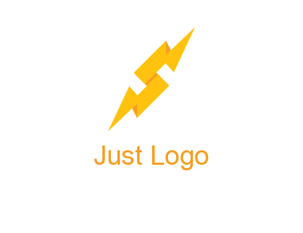 electric bolt in Letter s logo