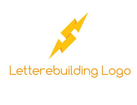 electric bolt in Letter s logo