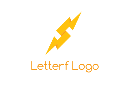 electric bolt in Letter s logo