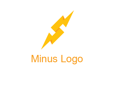 electric bolt in Letter s logo
