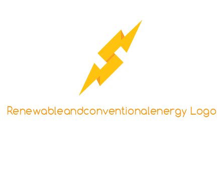 electric bolt in Letter s logo
