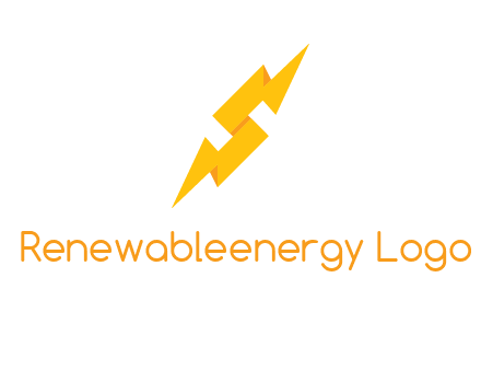 electric bolt in Letter s logo