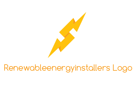 electric bolt in Letter s logo