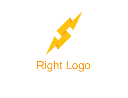 electric bolt in Letter s logo