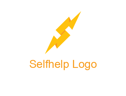 electric bolt in Letter s logo