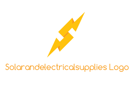 electric bolt in Letter s logo