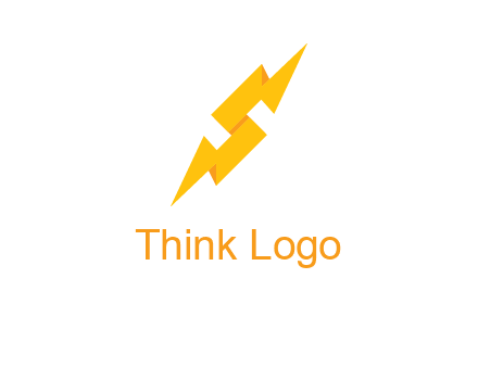 electric bolt in Letter s logo