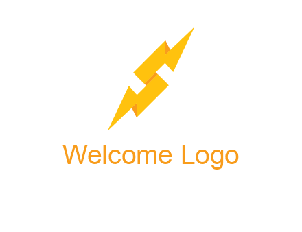 electric bolt in Letter s logo